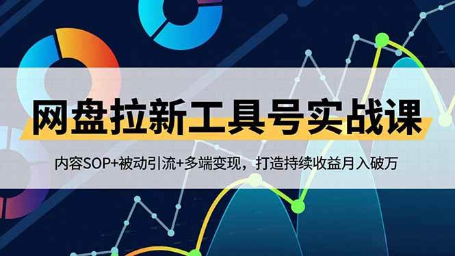 (16687期)网盘拉新工具号实战课,内容SOP+被动引流+多端变现,打造持续收益月入破万-云网创