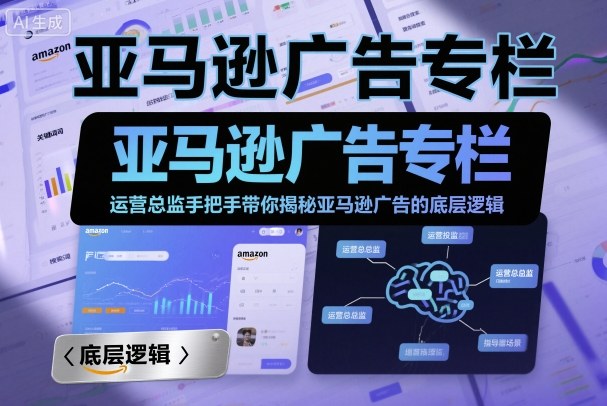 亚马逊广告专栏:运营总监手把手带你揭秘亚马逊广告的底层逻辑-云网创