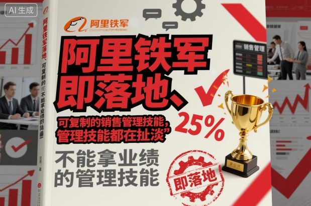 阿里铁军即落地、可复制的销售管理技能,不能拿业绩的管理技能都在扯淡-云网创