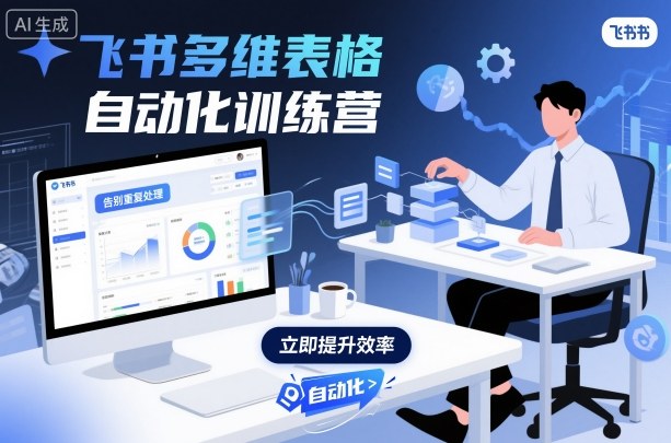 飞书多维表格自动化训练营,手把手教你告别重复处理,用多维表格开启高效办公新模式-云网创