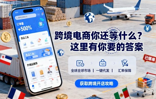 跨境电商你还等什么?这里有你要的答案【音频课】-云网创