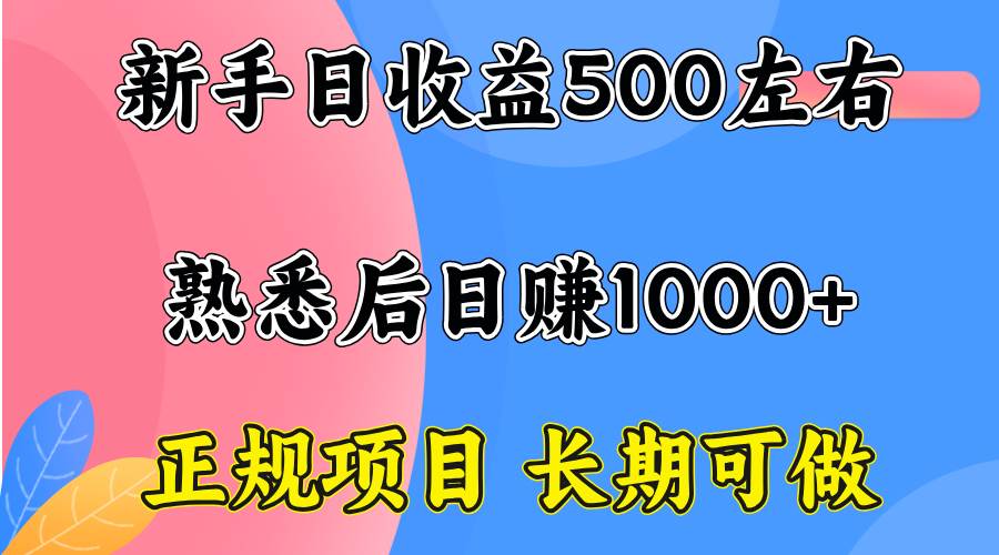 (15978期)一台电脑,前期日收益300-500,熟练后日入1000左右-云网创
