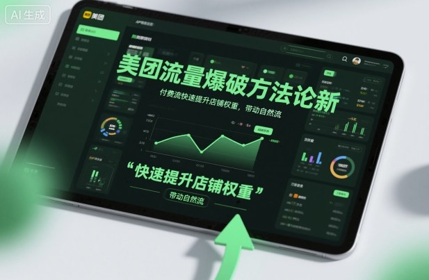 美团流量爆破方法论,付费流快速提升店铺权重,带动自然流-云网创