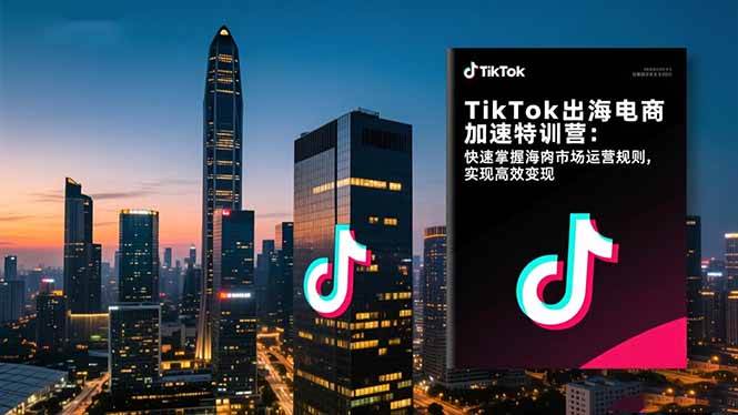 （16535期）TikTok出海电商加速特训营：快速掌握海外市场运营规则，实现高效变现-云网创