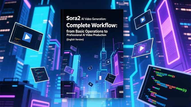 (16758期)Sora2 AI视频生成的系统教程(英文版):从基础操作到专业级AI视频制作的完整工作流-云网创
