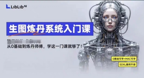 LibLibAI哩布哩布生图炼丹系统入门课，从生图到炼丹，只学这一门就够了-云网创