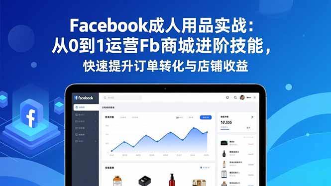 （16864期）Facebook成人用品实战：从0到1运营Fb商城进阶技能，快速提升订单转化与店铺收益-云网创