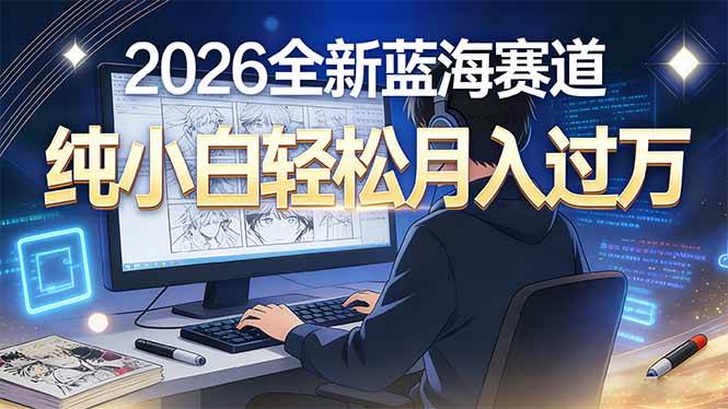 （16781期）2026年全新蓝海赛道，纯小白轻松月入过万-云网创