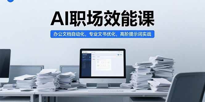 (15371期)AI职场效能课,办公文档自动化,专业文书优化,高阶提示词实战-云网创