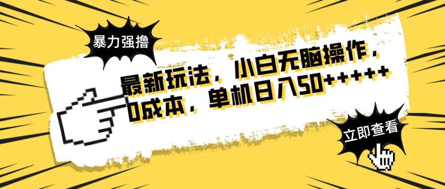 (14400期)最新玩法 广告暴力强撸 傻瓜式操作 无需养鸡 矩阵式操作 可无限放大 单…-云网创
