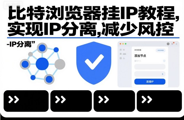 比特浏览器挂IP教程,实现IP分离,减少风控-云网创