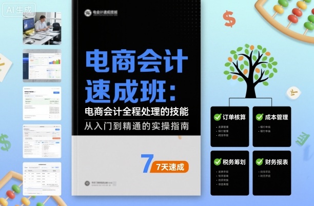 电商会计速成班,电商会计全程处理的技能-云网创