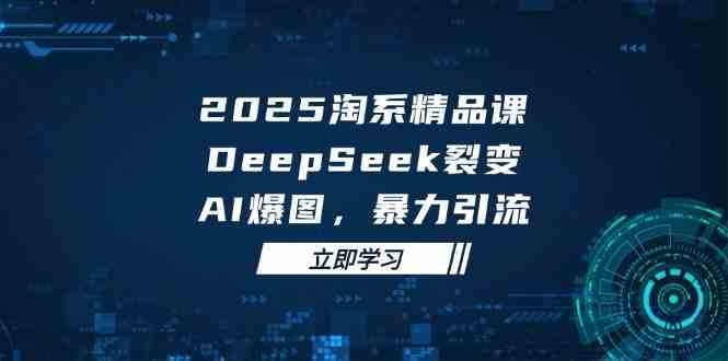2025无界精品课,DeepSeek裂变,AI爆图,暴力引流助力淘系运营-云网创