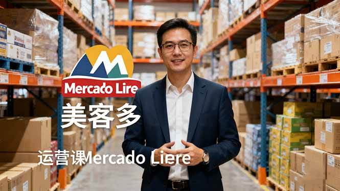 (16292期)2025美客多Mercado Libre运营课:账号注册/产品上传/促销活动/自发货模式-云网创