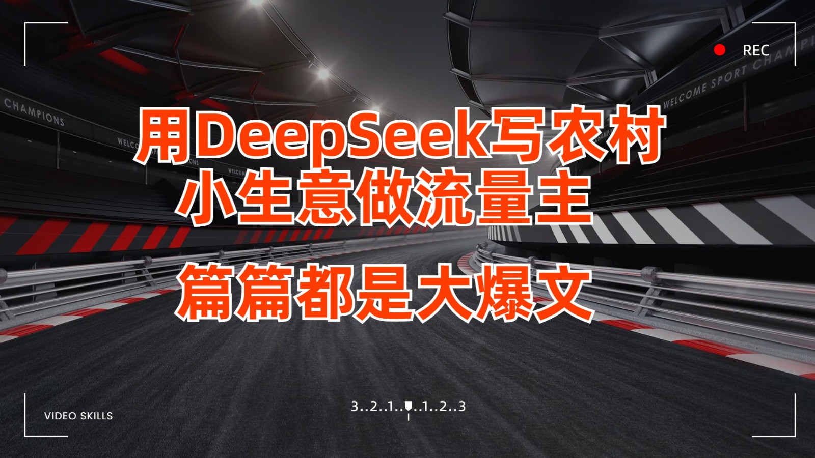 用DeepSeek写农村小生意做流量主，篇篇都是大爆文-云网创