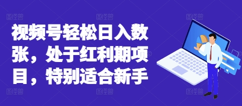 视频号轻松日入数张，处于红利期项目，特别适合新手-云网创