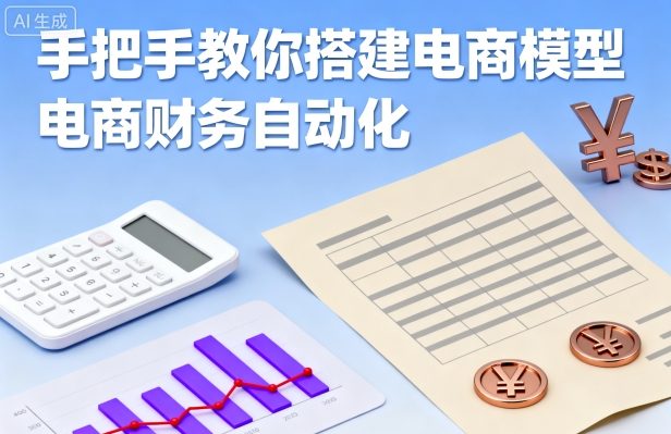 手把手教你搭建电商模型-电商财务自动化-云网创