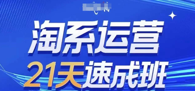 淘系运营21天速成班(更新25年7月),0基础轻松搞定淘系运营,不做假把式-云网创