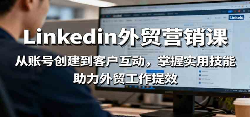 LinkedIn外贸营销课:从账号创建到客户互动,掌握实用技能,助力外贸工作提效-云网创