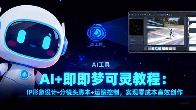 (16423期)AI+即梦可灵教程:IP形象设计+分镜头脚本+运镜控制,实现零成本高效创作-云网创