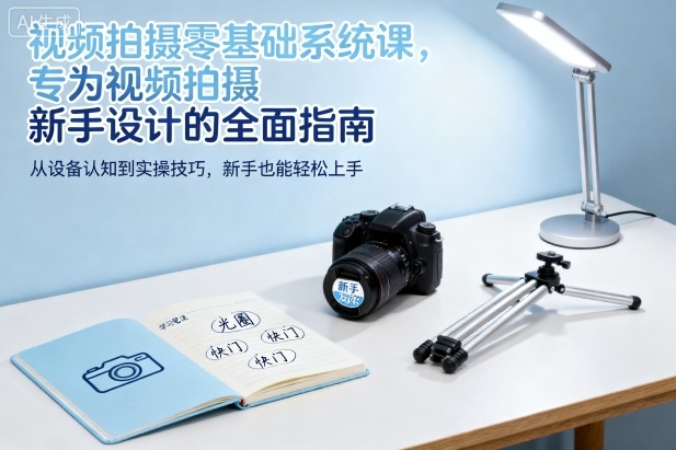 视频拍摄零基础系统课,专为视频拍摄新手设计的全面指南-云网创