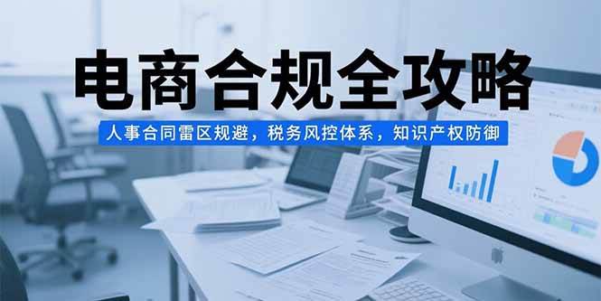 (15377期)电商合规全攻略,人事合同雷区规避,税务风控体系,知识产权防御-云网创