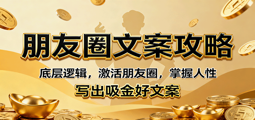 朋友圈文案攻略:底层逻辑,激活朋友圈,掌握人性,写出吸金好文案-云网创