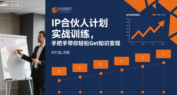 IP合伙人计划实战训练,手把手带你轻松Get知识变现-云网创