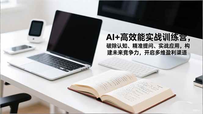 (16635期)AI+高效能实战训练营,破除认知、精准提问、实战应用,构建未来竞争力,开启多维盈利渠道-云网创